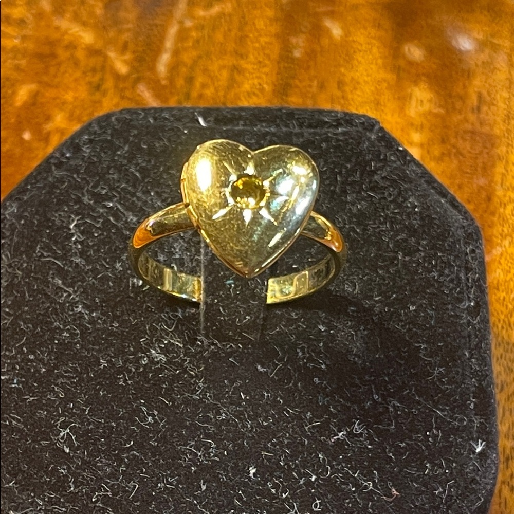 Gold Heart Ring